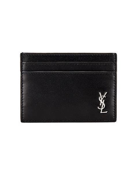 ysl card holder on sale